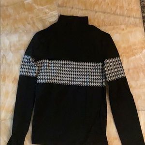 Wolford houndstooth pullover turtleneck